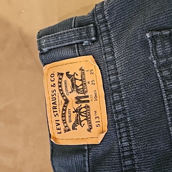 Levi's boys green textured jeans size 10 reg look like new - Picture 6 of 7